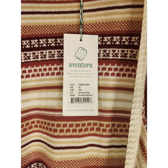 Aventura Whisper White Kennedy Vest 3X - Picture 4 of 4